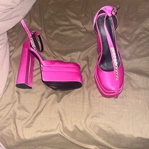 Double platform heels